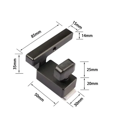 Obrázek produktu pro Zarážka pro stopu Miter,Zařízení pro zastavení drážky Miter T,Zařízení pro zastavení stopy Miter T,Zastavení stopy Miter