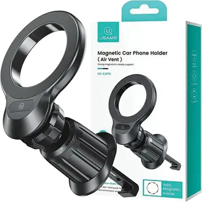 Image de Support magnétique universel Usamsus-Zj075 pour grille d'aération. Noir/Noir Zj75Zj01