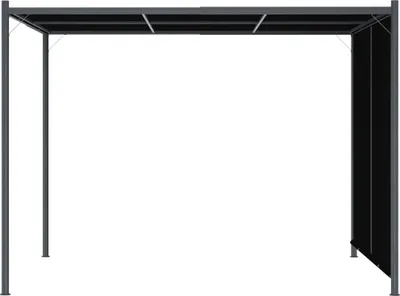 Obrázek produktu pro vidaXL Zahradní pergola se stahovací střechou 3x3 m antracitová