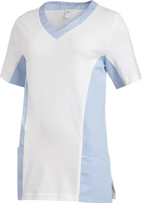 Image de Leiber Veste à enfiler piquée pour dames 08/2531/0105 Blanc/bleu clair-L
