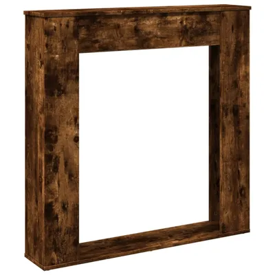 Obrázek produktu pro vidaXL Obestavba krbu kouřový dub 100x20x100 cm materiál na bázi dřeva