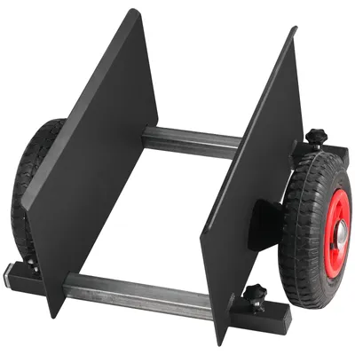 Immagine prodotto di VEVOR carrello porta pannelli 272 kg di portata carrello a pinza carrello porta pannelli Q235B trasportatore di pannelli con ruote universali ausilio per il trasporto carrello a rulli porta pannelli carrello 412 x 490 x 290 mm
