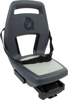 Immagine prodotto di Seggiolino posteriore per bambini Qibbel Junior 6+ - MIK HD - con poggiapiedi e piastra protettiva - Grigio granito