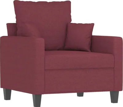 Obrázek produktu pro vidaXL Křeslo vínově červené 60 cm látka
