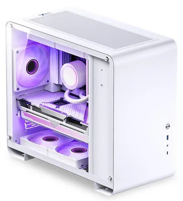 Image de Jonsbo U4 Mini Boîtier Micro-ATX, verre trempé