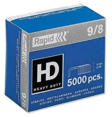 Produktbild von Rapid 24871000 Heftklammern 9/8mm Super Strong verzinkt 5000 Stück