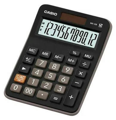 Produktbild von Casio MX-12B 12-stelliger Taschenrechner schwarz