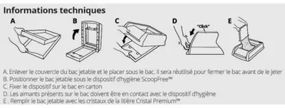 Produktbild von Scoopfree Vervangingslade Met Blue Crystal Kattenbakvulling - Kattenbak