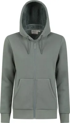 Obrázek produktu pro Mountain Warehouse - Dámská mikina "Dalton" s kapucí a šerpou MW2069 (40 CZ) (Khaki zelená)