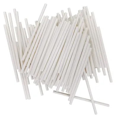 Produktbild von Lurch Cake Pop Stiele aus Papier, 100 Stück, 10 cm – Papierstiele für Cake Pops,