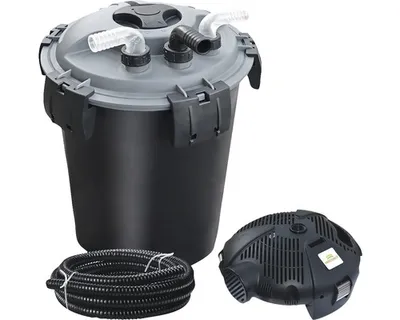 Obrázok produktu pre HEISSNER FPU10000-00, Súprava filtrov, Čierna, Šedá, 4 m, 2,5 cm, 10000 L, 5000 L