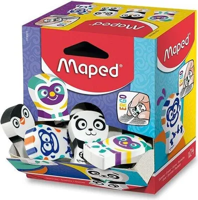 Obrázok produktu pre Maped 119001 Plastová guma ERGO FUN, rôzne farby