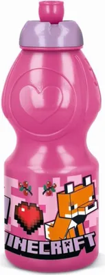 Image de Bouteille Minecraft Girls Line, gourde de sport 400 ml