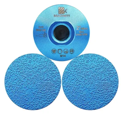 Produktbild von Diamantschleiftopf Ø 50mm M14 Körnung #80/100 3 Stück