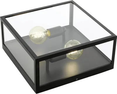 Produktbild von EGLO Deckenleuchte Charterhouse Schwarz 49392