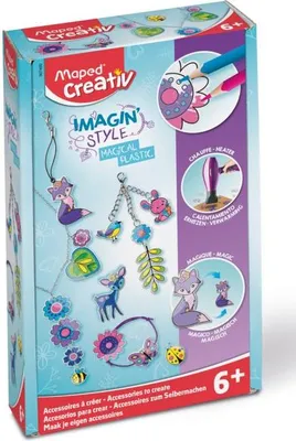 Produktbild von Maped 907400, Schmuck-Bastelset für Kinder, 6 Jahr(e), Metall, Kunststoff, Mehrfarbig, 62 Stück(e)