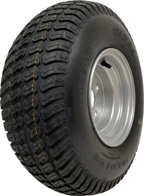 Obrázek produktu pro 18x6.50-8 Pneumatika pro sekačky na trávu na ráfku 4 Ply Wanda P332 4x4" PCD ráfek bezdušový