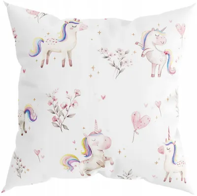 Produktbild von Kortina Einhörner Kissenhülle für Kinder 40x40
