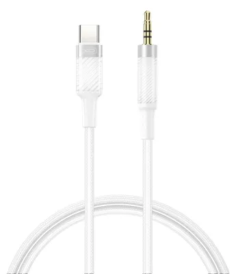 Zdjęcie produktu dla Xo Kabel Audio Nb-R279B Usb-C - Jack 3,5Mm 1,0M Biały
