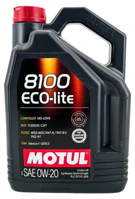Produktbild von Motoröl MOTUL 8100 ECO-LITE 0W-20 5 Liter