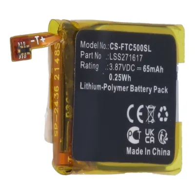 Produktbild von Akku kompatibel mit Fitbit LSS271617 - Li-Polymer 65mAh - für Charge 5