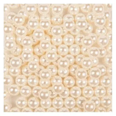 Produktbild von Dekoperlen Shiny Pearls 10mm perlmutt weiß 100ml Box (45€/ L) Season
