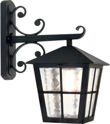 Produktbild von Canterbury Outdoor Wandleuchte schwarz Elstead Lighting BL52M-BLACK