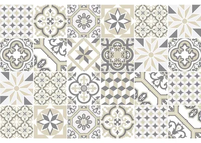 Immagine prodotto di Adesivi decorativi per mobili – 24 adesivi per mobili Deborina effetto piastrelle in cemento – 24 adesivi 15 x 15 cm