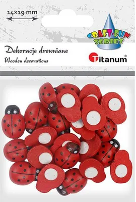 Immagine prodotto di Dekoracje samoprzylepne biedronki 3D 14x19mm 24 sztuki