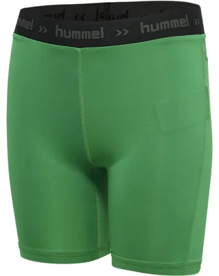 Produktbild von Hummel First Performance Tight Shorts Kinder, grün, 164