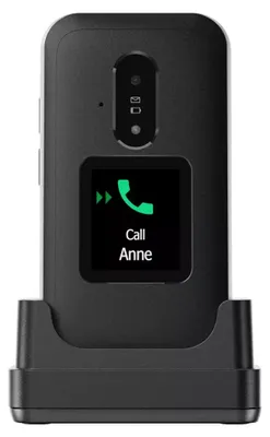 Produktbild von Doro Leva E30, Großtastenklapphandy, 4G, schwarz-weiß