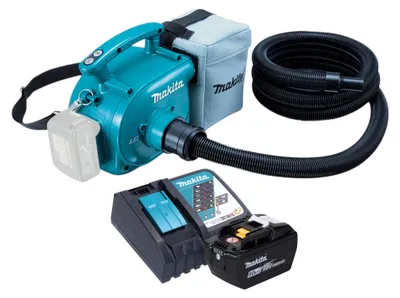 Produktbild von Makita DVC 350 Z Akku Staubsauger 18 V + 1x Akku 9,0 Ah + Ladegerät