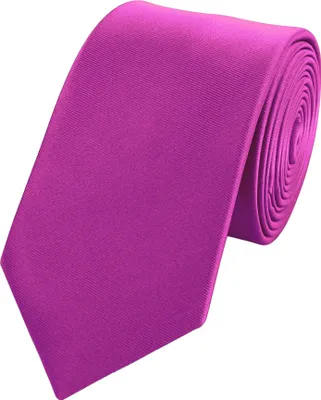 Produktbild von Fabio Farini - 1 Stück Herren Krawatte Rosa - verschiedene Rosa Männer Schlips in 6cm Schmal (6cm), Pink - Fuchsia