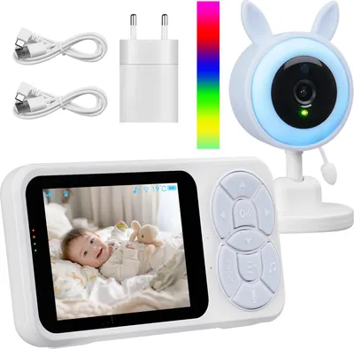 Produktbild von Babykamera, Babyphone und Überwachungstechnik, 3,5 Zoll, perfekt zur Beobachtung der Aktivitäten Ihres Babys