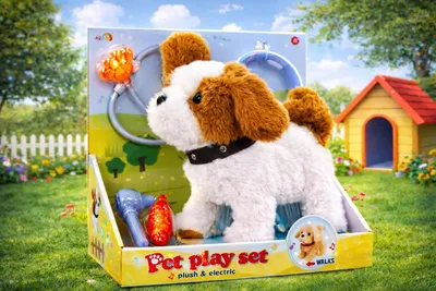 Image de Chien qui promène et aboie en laisse