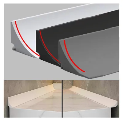Productafbeelding van Siliconen Waterstopper, Zelfklevend, 100 cm, Zwart