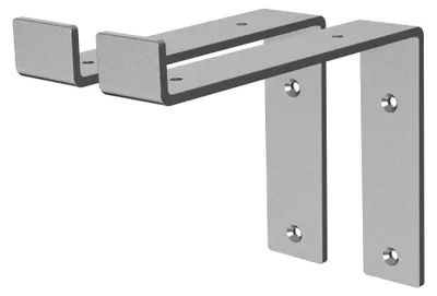 Image de Ensemble de 2 supports muraux industriels pour étagères