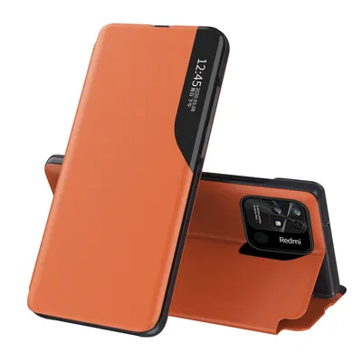 Obrázek produktu pro Flipové pouzdro pro Xiaomi Redmi 10C Xiaomi Redmi 10C,Polyuretankůže pouzdro s okénkem a funkcí stojánku zelené