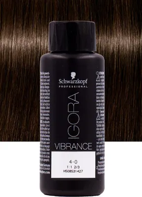 Produktbild von Schwarzkopf Igora Vibrance, Braun, 4-0, Medium Brown Natural, Frauen, 60 ml, Alle Haare