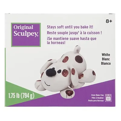 Produktbild von Original Sculpey weiß  795 g Knete – Sculpey