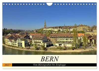 Produktbild von BERN - Vom Bärengraben bis Zytglogge (Wandkalender 2027 DIN A4 quer), CALVENDO Monatskalender