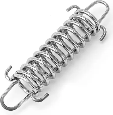 Produktbild von Zelt Feder Spanner aus Edelstahl, hochfest & längenverstellbar – Seilspanner für Vorzelt & Plane – windfest & rostfrei