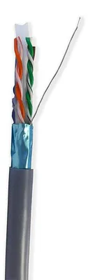 Produktbild von DATACOM FTP drát CAT6 PVC 500m cívka šedý