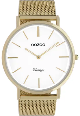 Produktbild von Oozoo - Damenuhr - C9908 - Gold Weiß