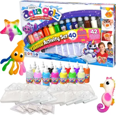 Produktbild von Aqua Gelz Large XXL Kreativ-Kit 14 Gel-Farben