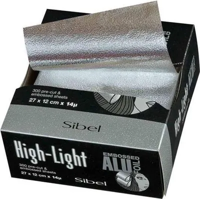 Produktbild von Sibel Precut Embossed Aluminium Sheets 300st 27x12cm