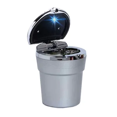 Produktbild von R24C Autoaschenbecher mit LED-Beleuchtung – Rauchfreier Auto Aschenbecher mit Gluttöter & Getränkehalter