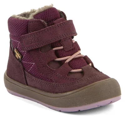Produktbild von Froddo FroddoTex Ollie Lumi Wool Mädchen Wasserdichte Winterschuhe Bordeaux, G2110153-11 - Gr. 24