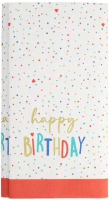 Produktbild von Tischdecke, Papier 120 cm x 180 cm "Happy Birthday"