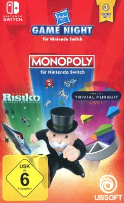 Obrázok produktu pre Hasbro Game Night (Monopoly, Risk, Trivial Pursuit)
